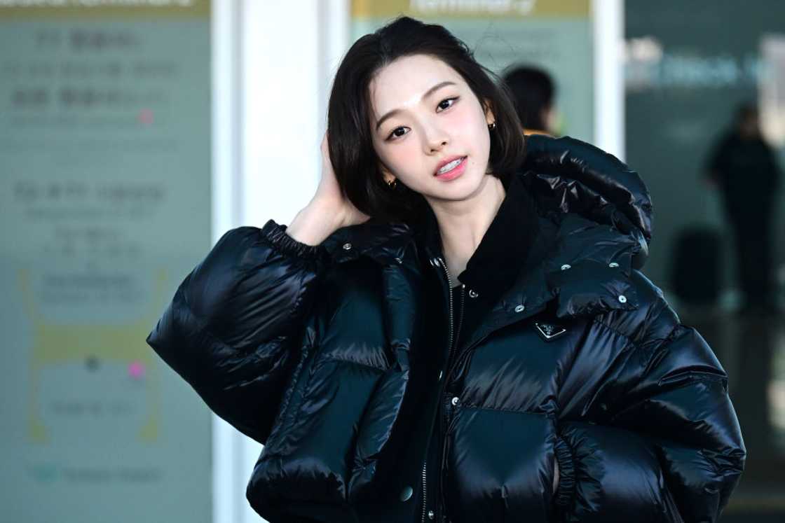 Karina of Aespa at the airport Karina of Aespa at the airport