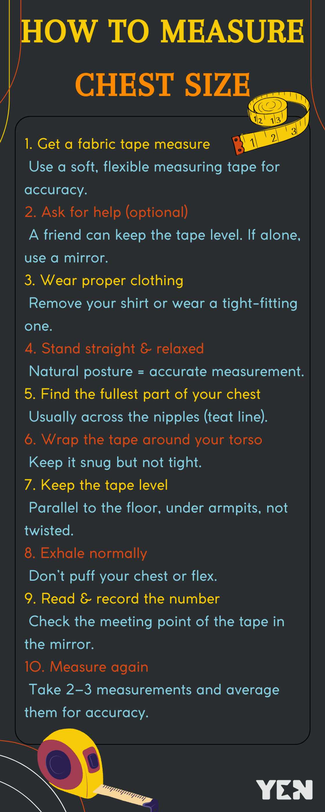 How to measure chest size How to measure chest size