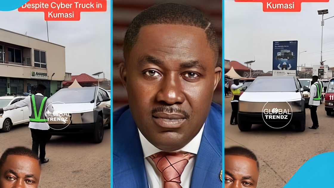 Osei Kwame Despite, Cybertruck, MTTU, Ghana police, types of police, Ibrahim Mahama plane