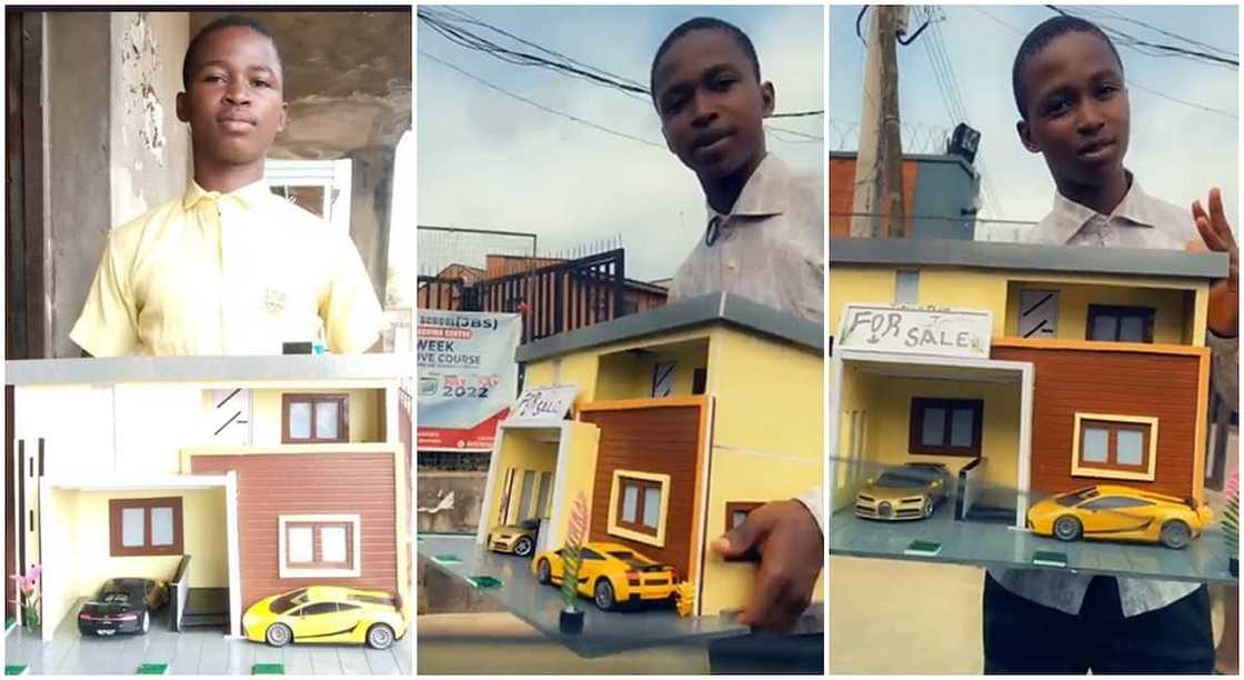 Nigerian creative kid, Timilehin who is based in Lagos and who makes architectural designs.