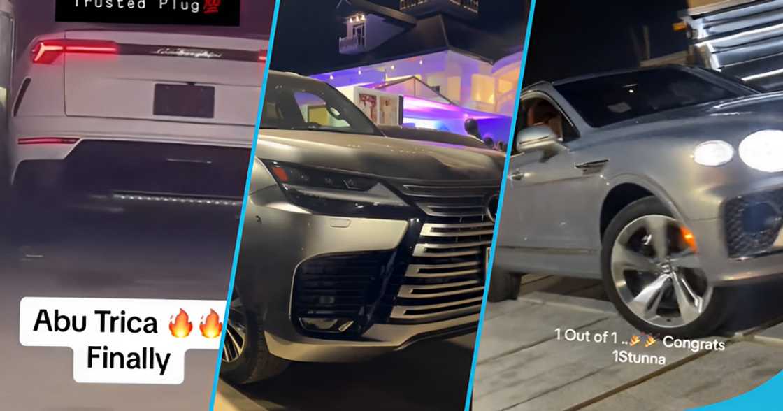 Wadie, Abu Trika & Watara put luxurious cars on display Wadie, Abu Trika & Watara put luxurious cars on display
