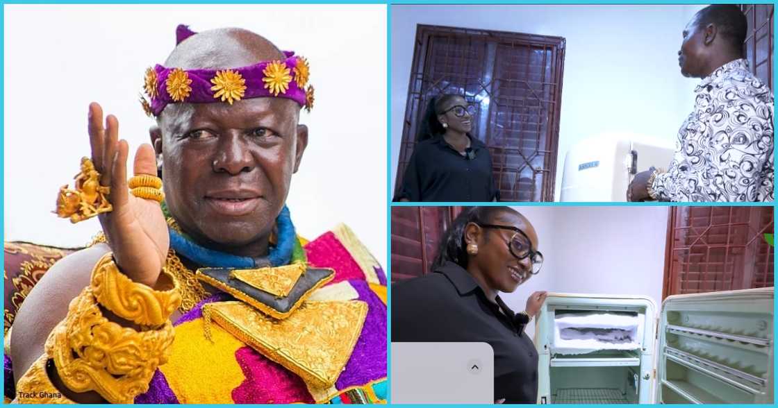 1950 fridge at Manhyia Place still works 1950 fridge at Manhyia Place still works