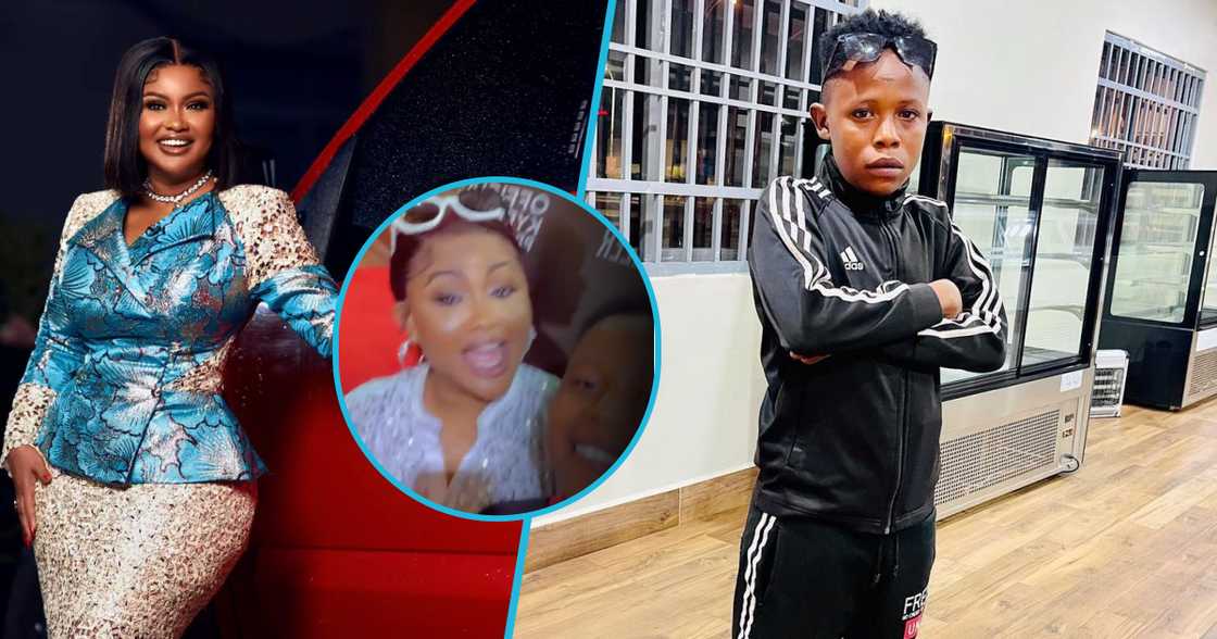 Nana Ama McBrown forgives Kompani as they reconnect at Kyekeku's movie premiere Nana Ama McBrown forgives Kompani as they reconnect at Kyekeku's movie premiere