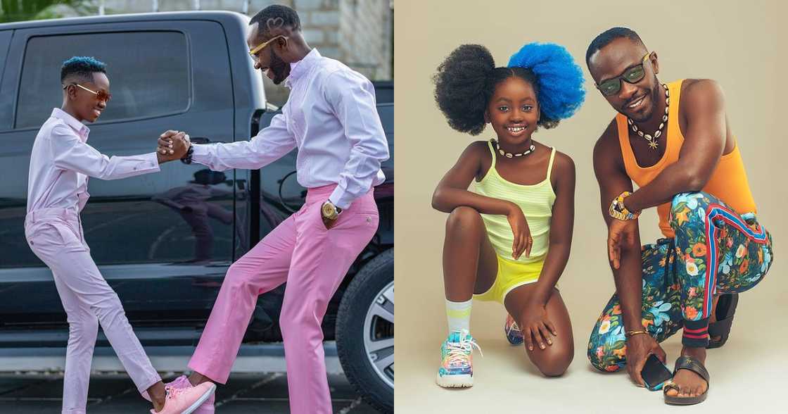 Okyeame Kwame: 10 Heartwarming Father and Children Moments of Rapper and kids