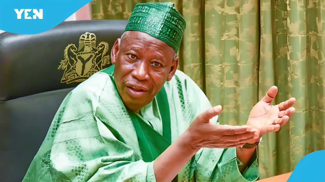 Rochas Okorocha, Abdullahi Ganduje, Imo West senatorial seat, APC senatorial candidate, Federal High Court ruling, Hope Uzodimma, INEC, Imo State politics, APC leadership, Nigerian elections Rochas Okorocha, Abdullahi Ganduje, Imo West senatorial seat, APC senatorial candidate, Federal High Court ruling, Hope Uzodimma, INEC, Imo State politics, APC leadership, Nigerian elections