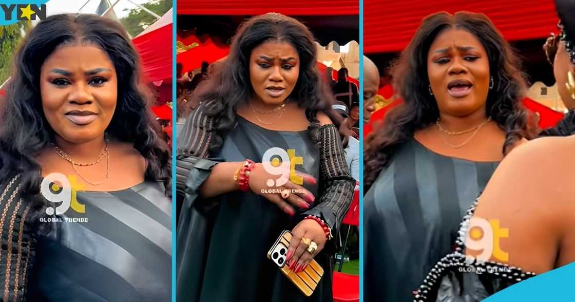 Obaapa Christy, Ghanaian gospel star, Broda Sammy, Funeral ceremony, Ashanti Region, Adowa dance.