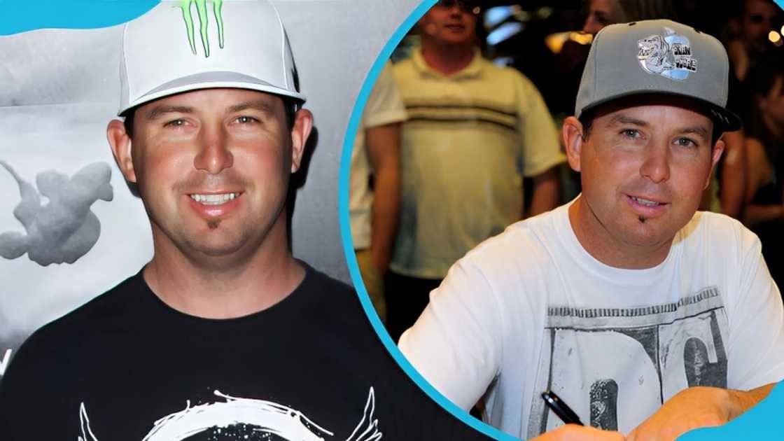 Jeremy at the ArcLight Cinemas Cinerama Dome in Hollywood (L) and during a DC Moto Team appearance in Nevada (R). Jeremy at the ArcLight Cinemas Cinerama Dome in Hollywood (L) and during a DC Moto Team appearance in Nevada (R).