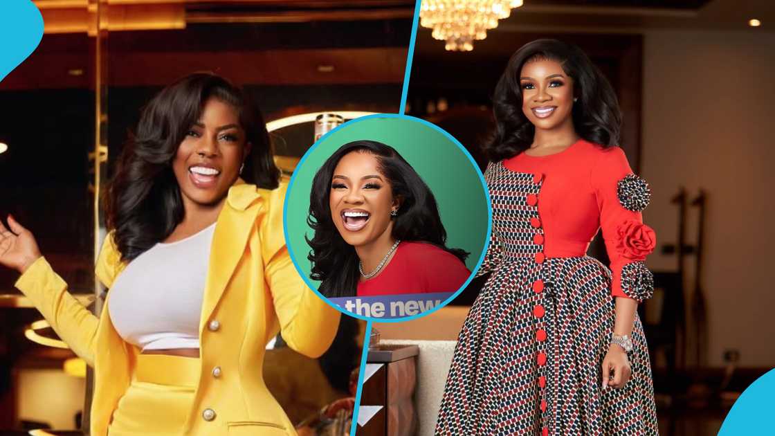 Nana Aba Anamoah, Serwaa Amihere, GHOne TV presenters, Ghanaian media personalities, Lemfi, Deloris Frimpong Manso, Delay Ghana, Lemfi Africa