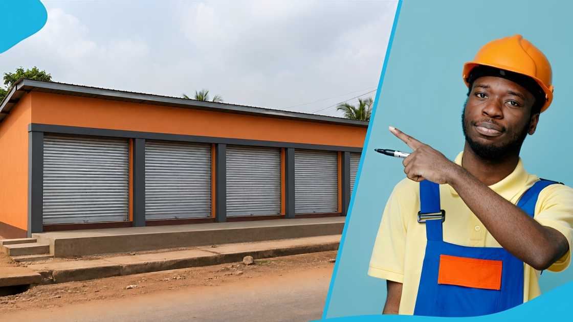 Ghana, Shops, Accra, Kumasi, Estimate, Building