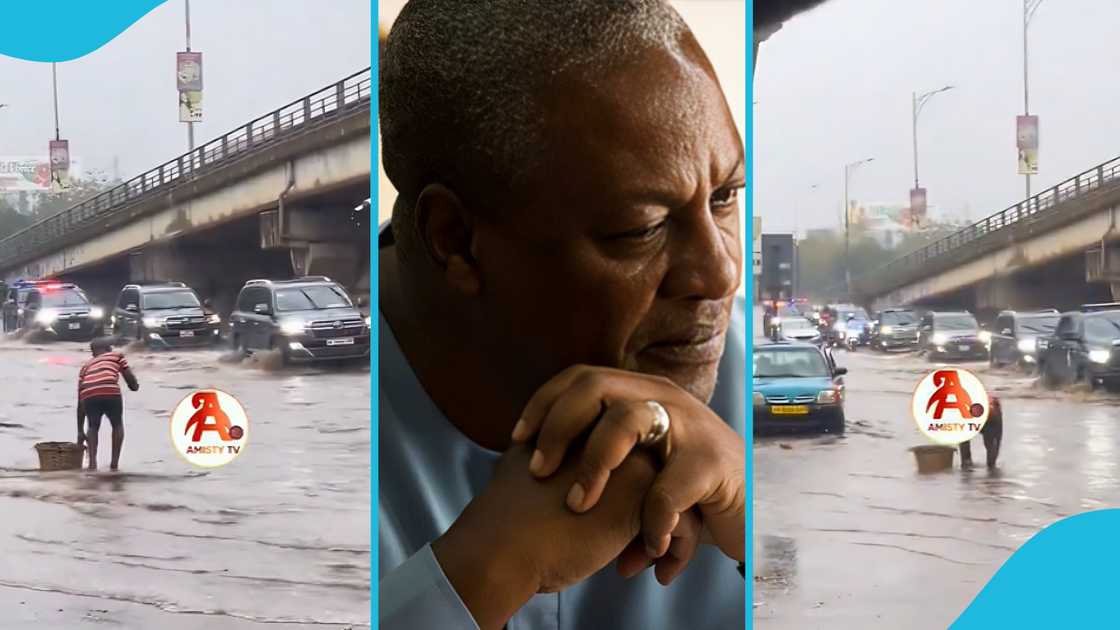 Mahama convoy, Accra floods, Mahama convoy floods Mahama convoy, Accra floods, Mahama convoy floods