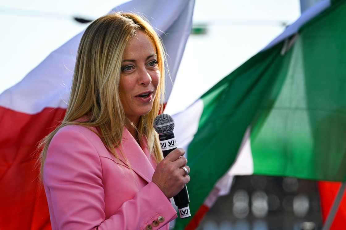 The last polls put Italian far-right leader Giorgia Meloni in the lead The last polls put Italian far-right leader Giorgia Meloni in the lead