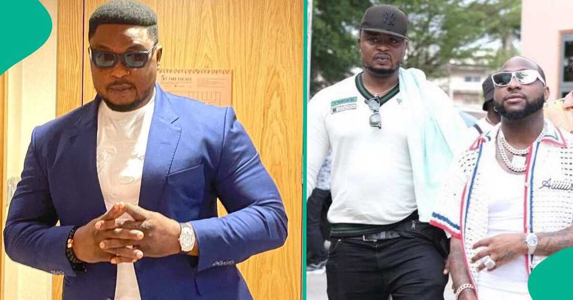 Davido's bouncer speaks after singer was accuse of slapping him. Davido's bouncer speaks after singer was accuse of slapping him.
