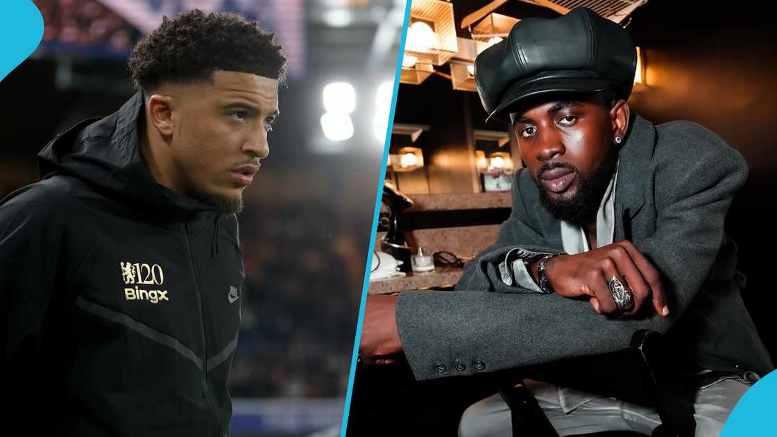 Black Sherif, Jadon Sancho, Chelsea Football Club, Iron Boy, Black Sherif's album, Jadon Sancho's former clubs Black Sherif, Jadon Sancho, Chelsea Football Club, Iron Boy, Black Sherif's album, Jadon Sancho's former clubs