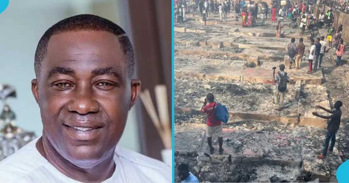 Katamanto market, Osei Kwame Despite, traders, fire outbreak, Ghanaian businessman