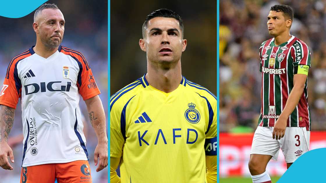 Cristiano Ronaldo is the most valuable player age 40 and above, ahead of former Arsenal star Santi Cazorla and Thiago Silva, formerly of Chelsea. Cristiano Ronaldo is the most valuable player age 40 and above, ahead of former Arsenal star Santi Cazorla and Thiago Silva, formerly of Chelsea.