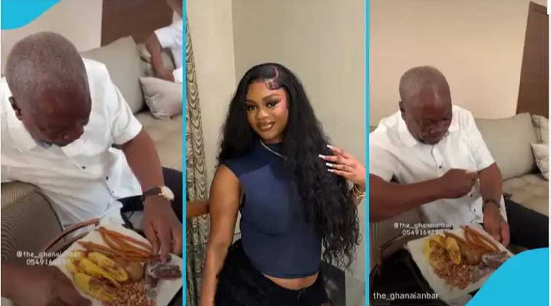 Farida Mahama, Farida Mahama and John Mahama, Mahama eating with Farida, Mahama eats plantain, The Mahamas Farida Mahama, Farida Mahama and John Mahama, Mahama eating with Farida, Mahama eats plantain, The Mahamas