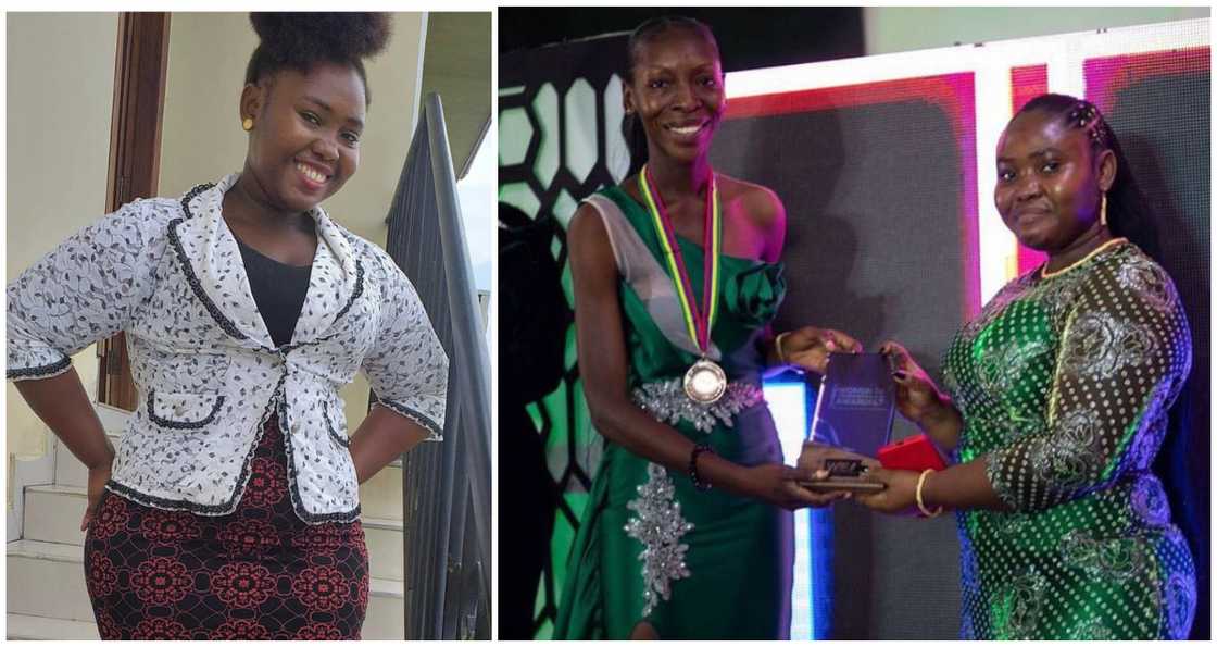 Pretty Ghanaian lady picks up animal farming after being unemployed after university Pretty Ghanaian lady picks up animal farming after being unemployed after university