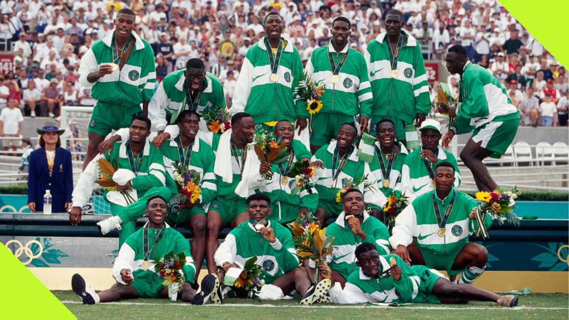 Team Nigeria at the 1996 Olympics.