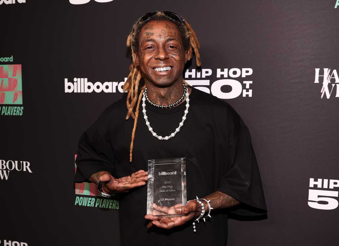 Lil Wayne is at Billboard R&B Hip-Hop Live held in Los Angeles, California