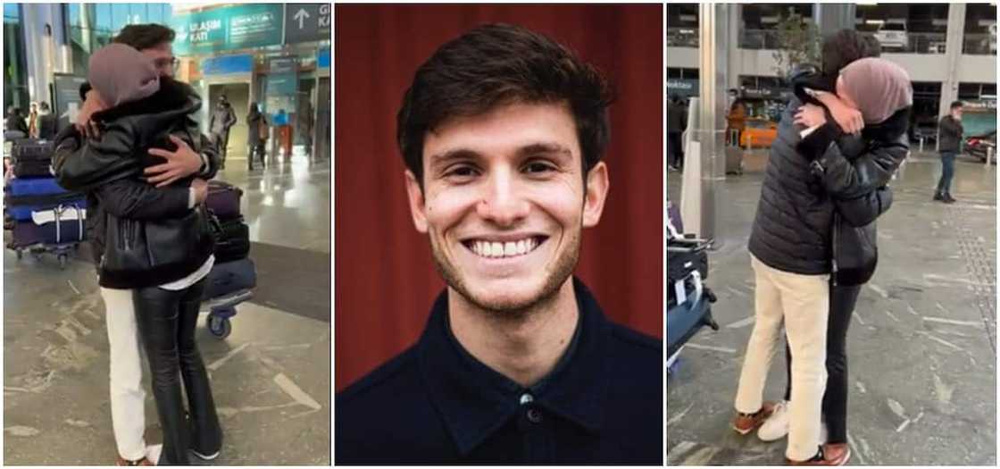 Omar Alshogre recently got to see his sister again after 6 years of separation from each other due to the Syrian war. Omar Alshogre recently got to see his sister again after 6 years of separation from each other due to the Syrian war.