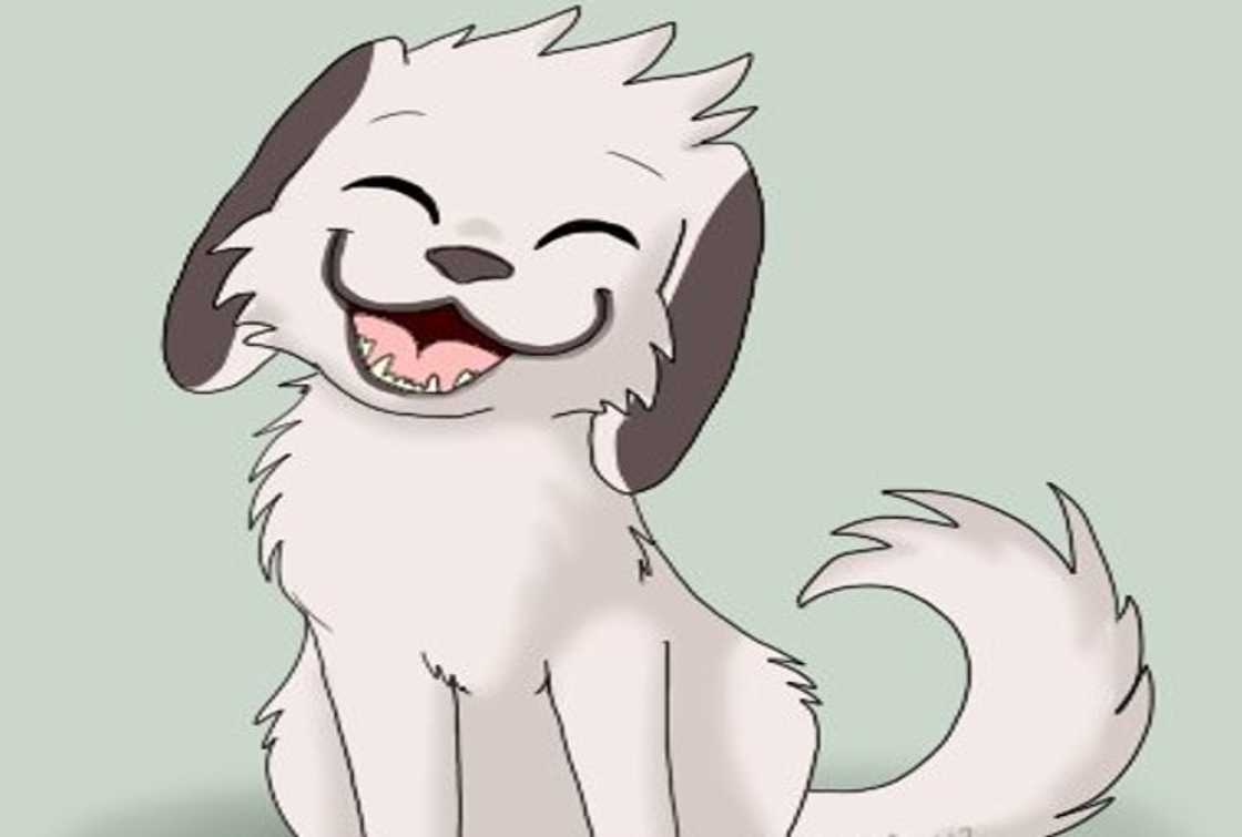 Dog cartoon character