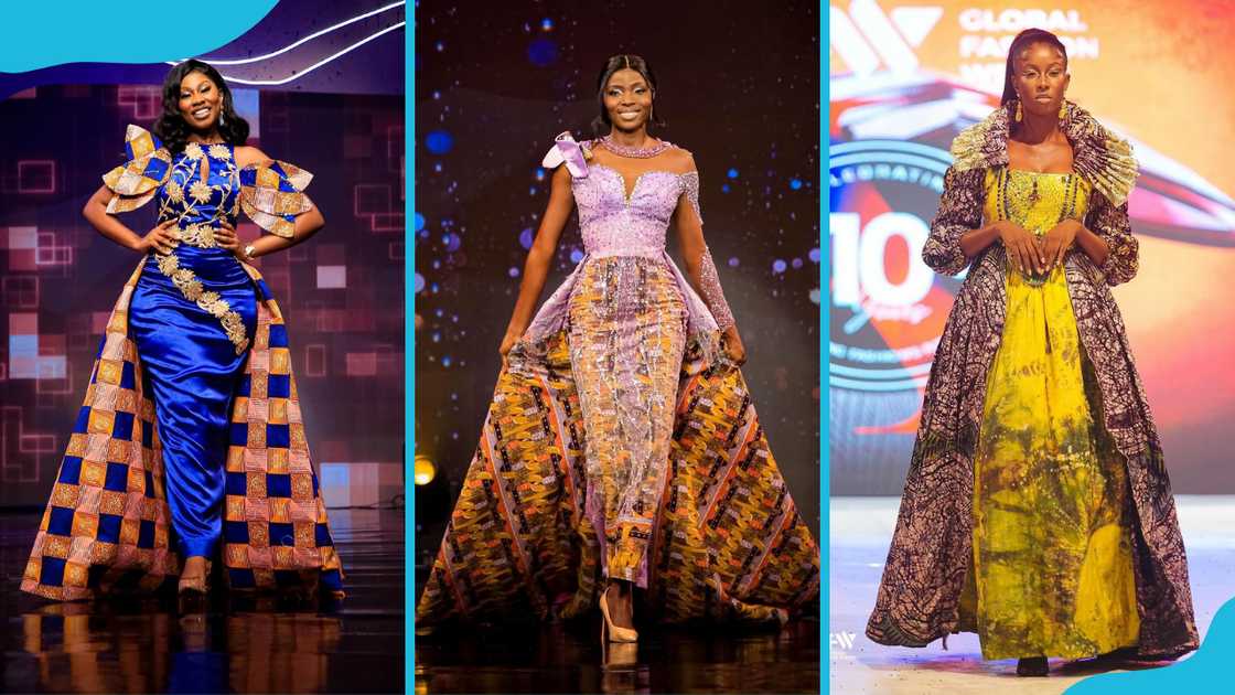 Women wearing church dresses with back trails Women wearing church dresses with back trails