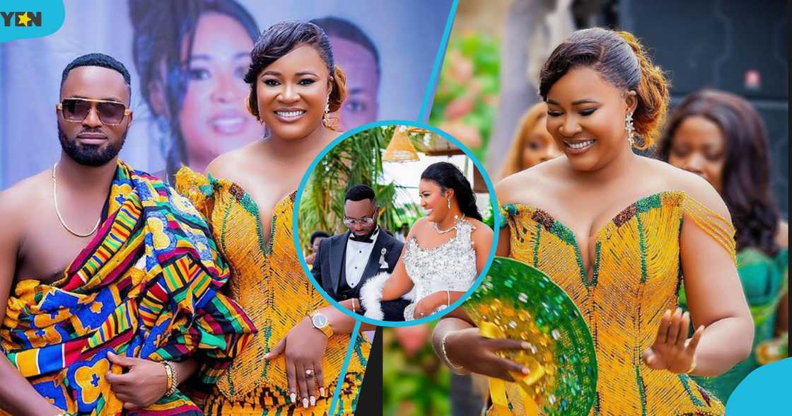 Salinko's ex-wife, Nancy Owusu, has remarried in a colourful wedding