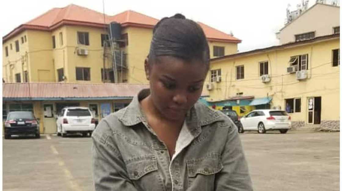 Lagos police have paraded a 21-year-old UNILAG undergraduate, Chidinma Ojukwu. Lagos police have paraded a 21-year-old UNILAG undergraduate, Chidinma Ojukwu.