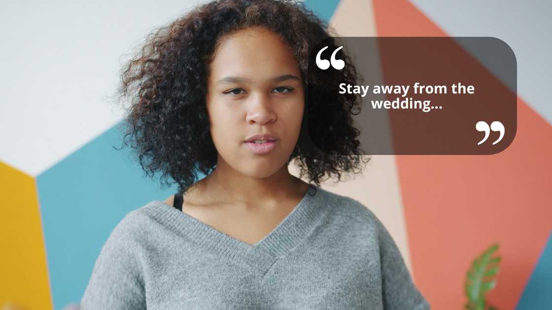 A serious woman A serious woman