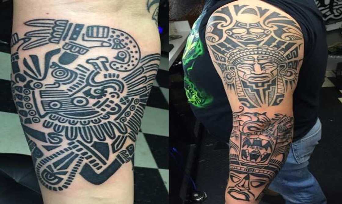 meaningful aztec tattoos meaningful aztec tattoos