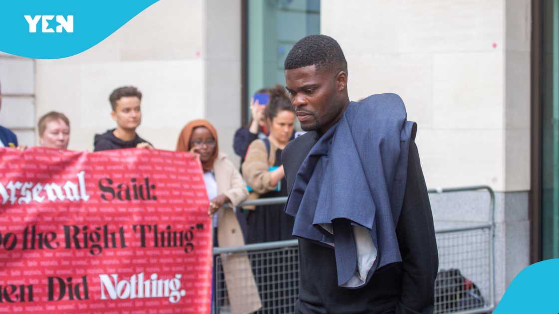 Thomas Partey, Arsenal fans, Old Bailey, Westminster Magistrates' Court, Villarreal Thomas Partey, Arsenal fans, Old Bailey, Westminster Magistrates' Court, Villarreal