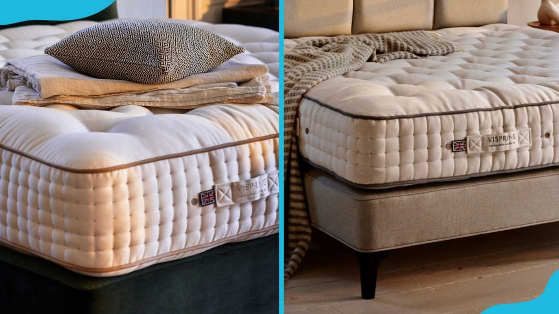 Two white Diamond Majesty mattresses on different beds Two white Diamond Majesty mattresses on different beds
