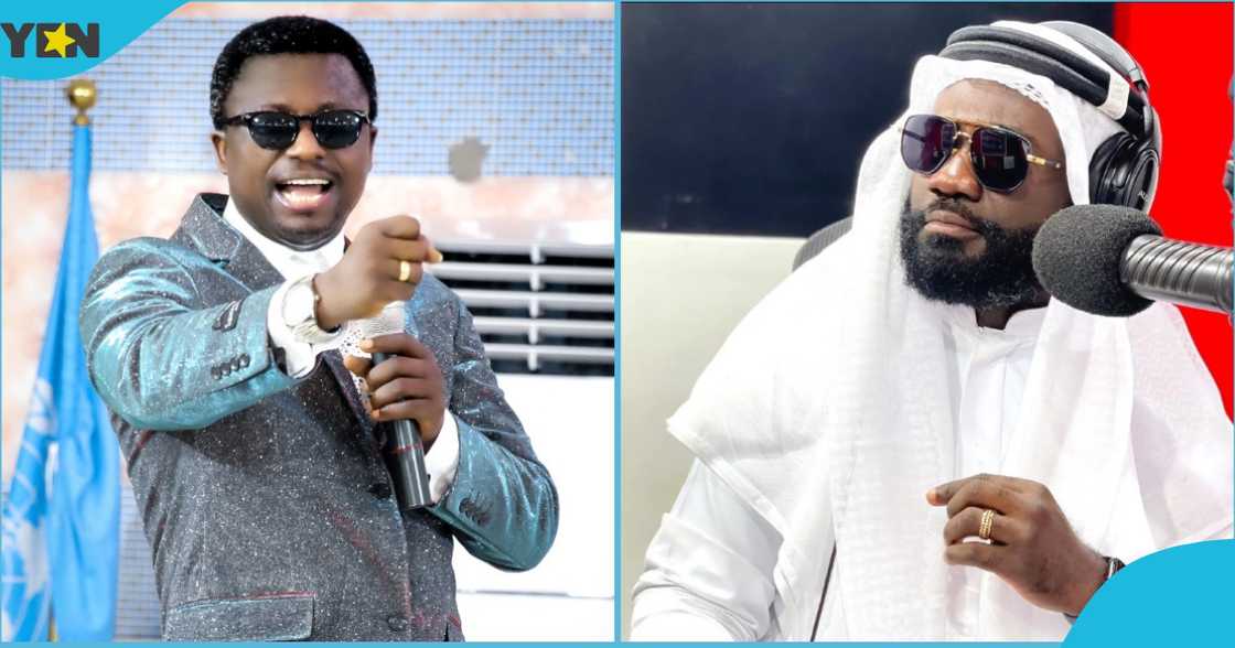 A photo of Opambour Ebenezer Yiadom and Okatakyie Afrifa Mensah. A photo of Opambour Ebenezer Yiadom and Okatakyie Afrifa Mensah.