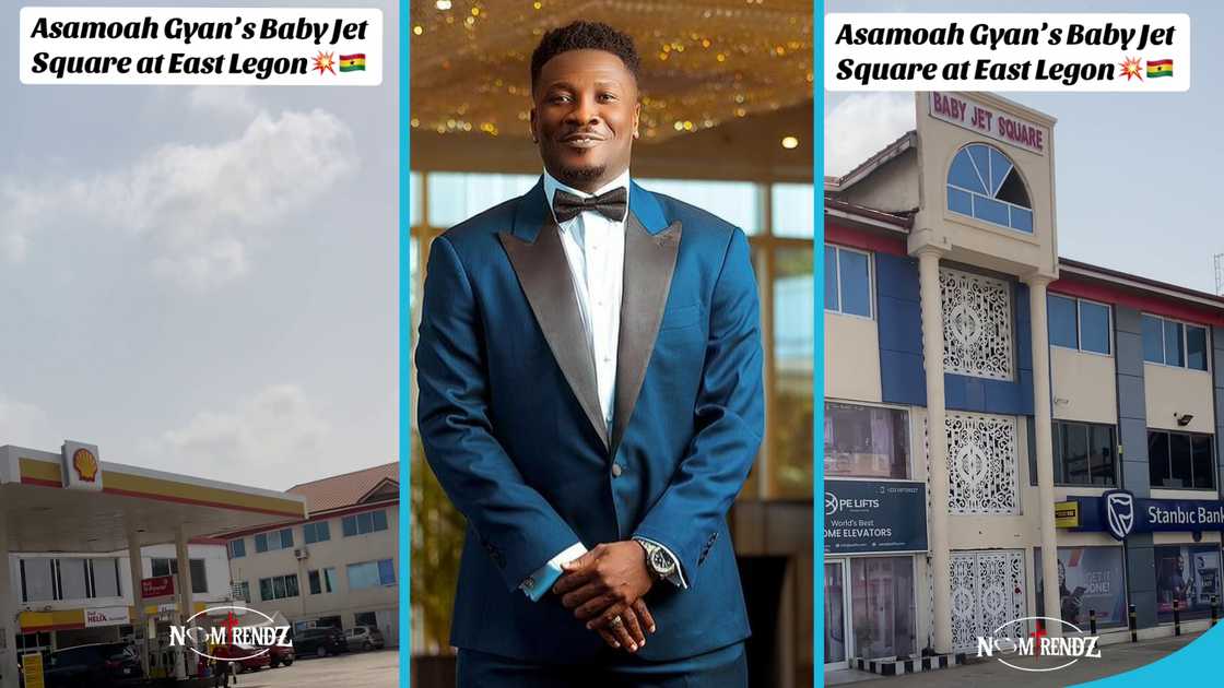 Baby Jet Square, Asamoah Gyan, Building business complex, Asamoah Gyan's mansion