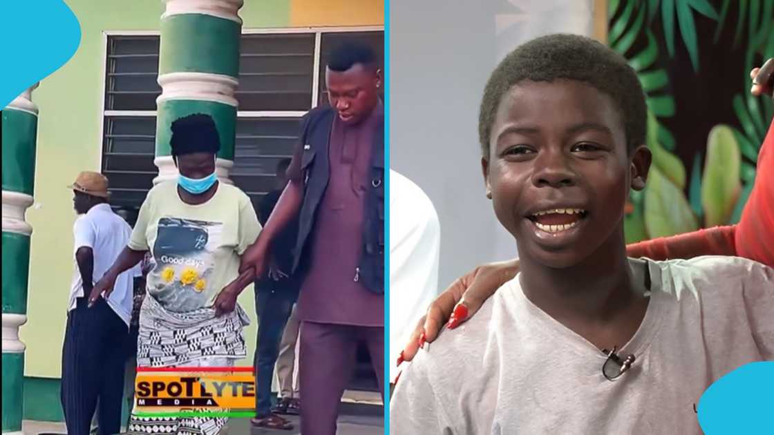 Kobby the autotune, internet sensation, unique melodic voice, District court, Kasoa, Elderly woman and grandson. Kobby the autotune, internet sensation, unique melodic voice, District court, Kasoa, Elderly woman and grandson.