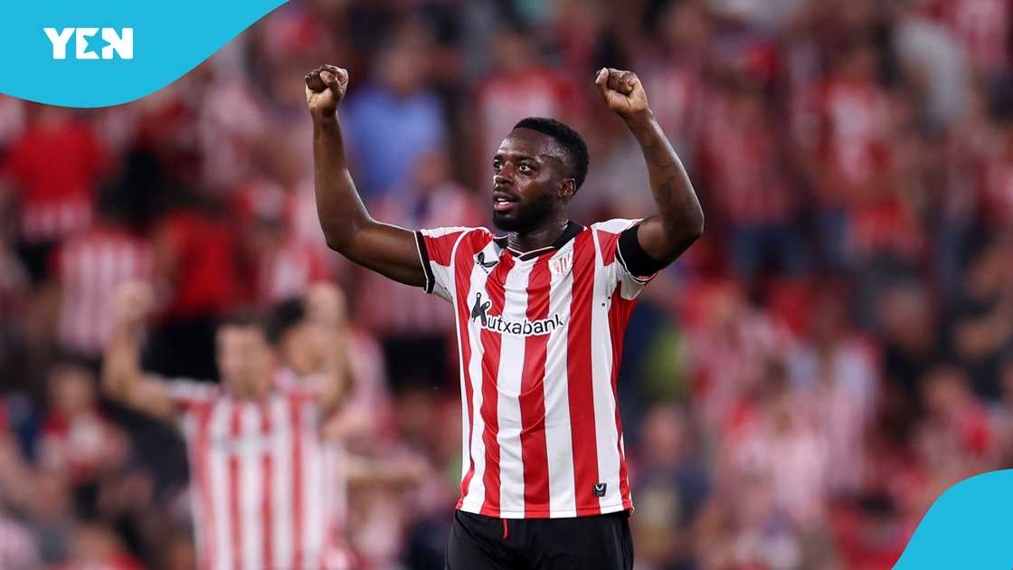 Inaki Williams, Athletic Club, Sevilla, La Liga, Estadio de San Mames. Inaki Williams, Athletic Club, Sevilla, La Liga, Estadio de San Mames.