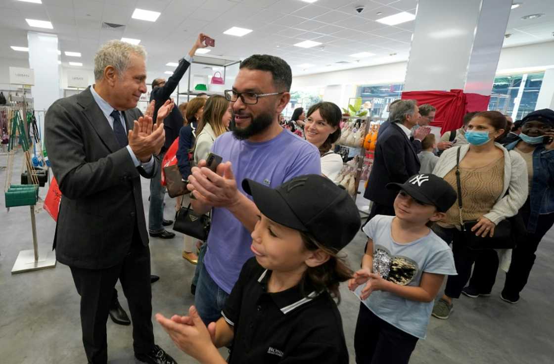 Century 21 co-CEO Raymond Gindi welcomes customers back for the re-opening of its flagship department store in Manhattan after three years of closure due to Covid Century 21 co-CEO Raymond Gindi welcomes customers back for the re-opening of its flagship department store in Manhattan after three years of closure due to Covid