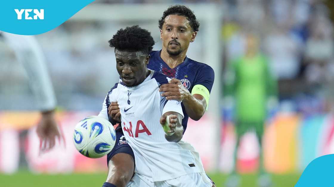 French media, Thomas Frank, Mohammed Kudus, Tottenham Hotspur, UEFA Super Cup, PSG French media, Thomas Frank, Mohammed Kudus, Tottenham Hotspur, UEFA Super Cup, PSG