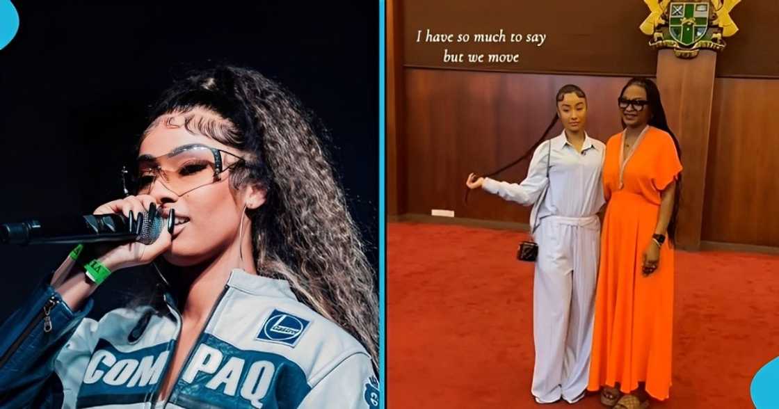 Rubi Rose, Ghanaians, American, rapper, Jubilee House, Ghana Rubi Rose, Ghanaians, American, rapper, Jubilee House, Ghana