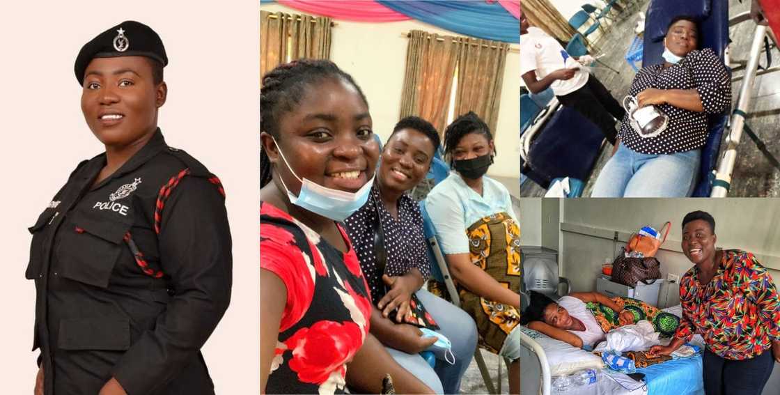 Ghanaian Policewoman and Friend who Donated Blood to save Pregnant Woman Ghanaian Policewoman and Friend who Donated Blood to save Pregnant Woman