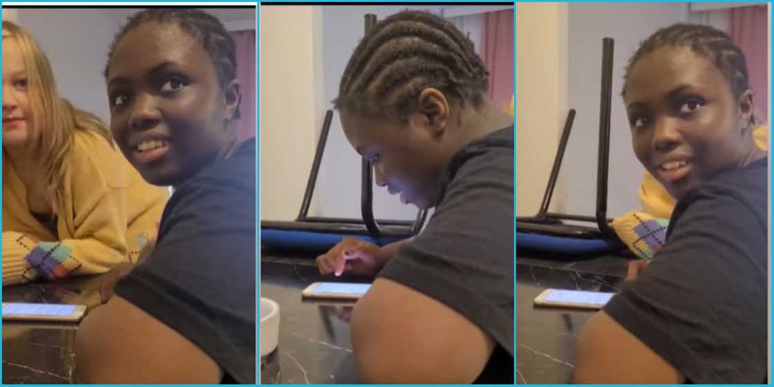 Young Ghanaian girl in Finland reads Twi with an accent: peeps react humuorously