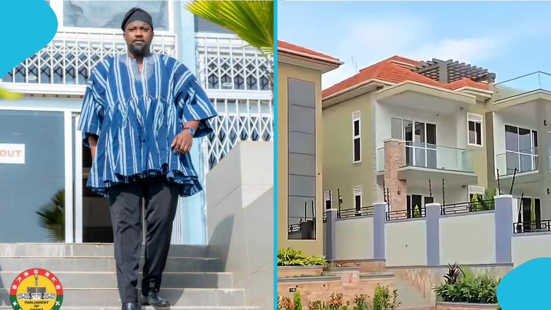 John Dumelo, Accra mansion, Cantonments estate, viral claims, Ghana actor politician, $3 million mansion, social media reactions, Ayawaso West Wuogon
