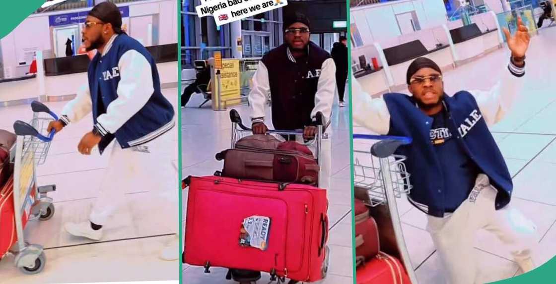 Video shows man's reaction as he relocates to UK Video shows man's reaction as he relocates to UK