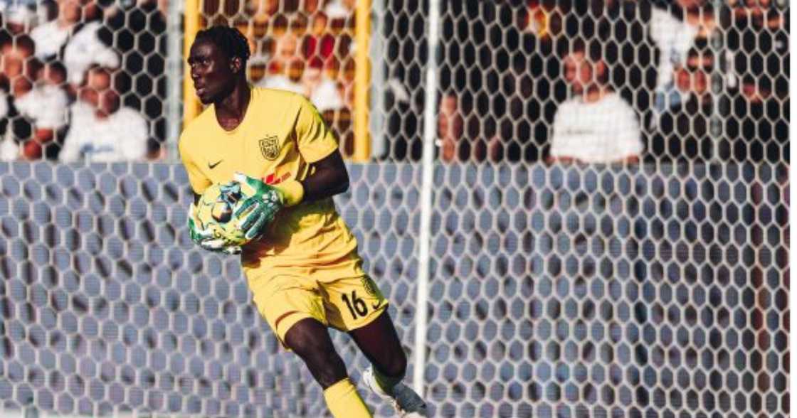 Emmanuel Ogura in action for FC Nordsjaelland. SOURCE: Twitter/ @FCNordsjaelland