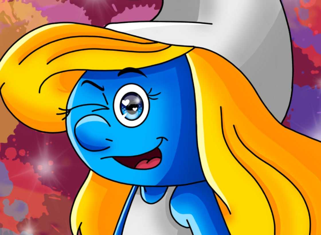 Smurfette is from the long-lasting Smurfs franchise Smurfette is from the long-lasting Smurfs franchise