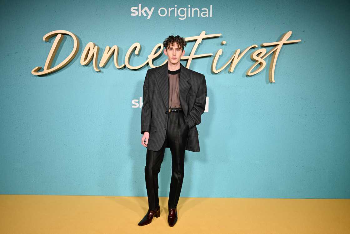 Fionn O'Shea, who portrayed Benjamin Lee Guinness II in House of Guiness, is seen in London