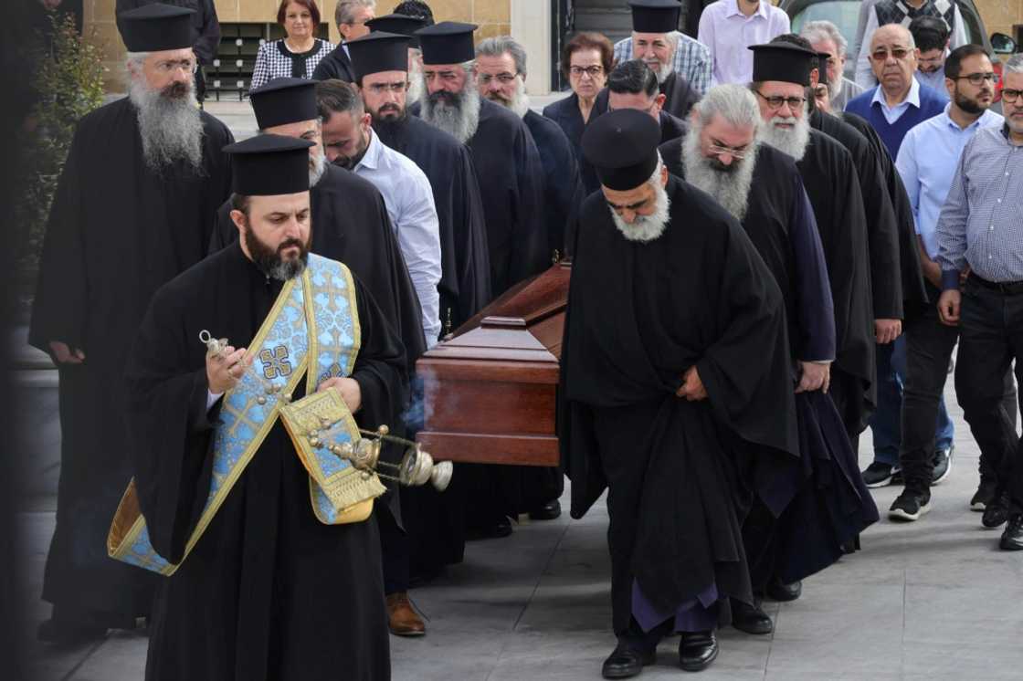 The condolences ceremony for Chrysostomos, who led the Orthodox Church in Cyprus since 2006 The condolences ceremony for Chrysostomos, who led the Orthodox Church in Cyprus since 2006