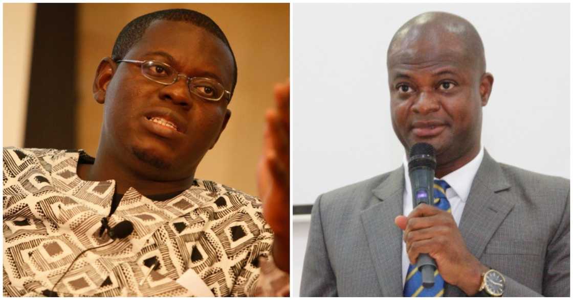 Bright Simons and Prof Raymond Atuguba Bright Simons and Prof Raymond Atuguba