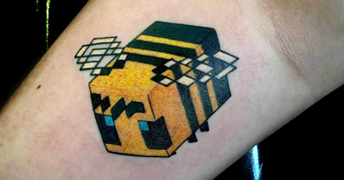 Minecraft tattoo Minecraft tattoo