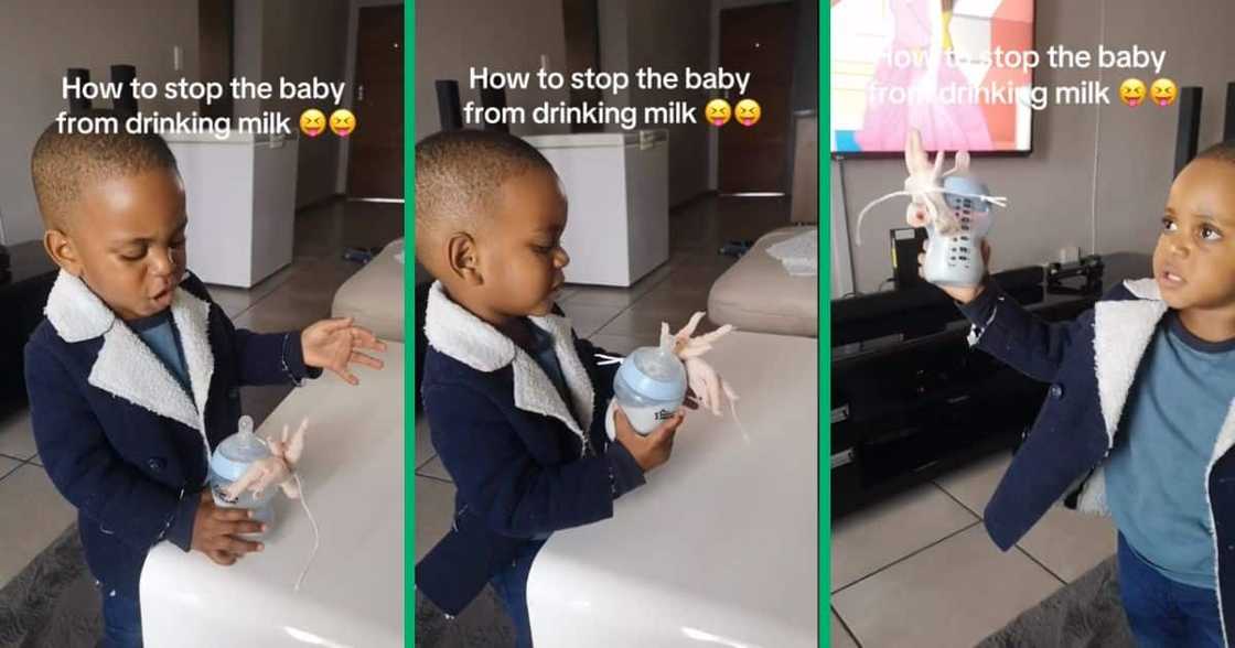 Mom pulls chicken feet milk trick on son Mom pulls chicken feet milk trick on son
